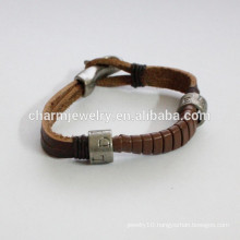 fashion Leather bracelet single circle bracelet like snake tail bracelet PSL021